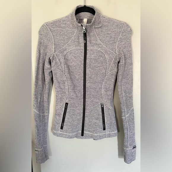 Lululemon Define Zip Up Jacket Women's - Heathered Grey - Picture 2 of 7